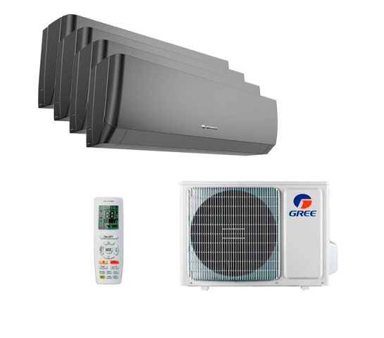 Мульти-сплит система GREE GWH09AGCXB-K6DNA4F/I X 4 / GWHD(28)NK6OO (LCLH) Pular Black
